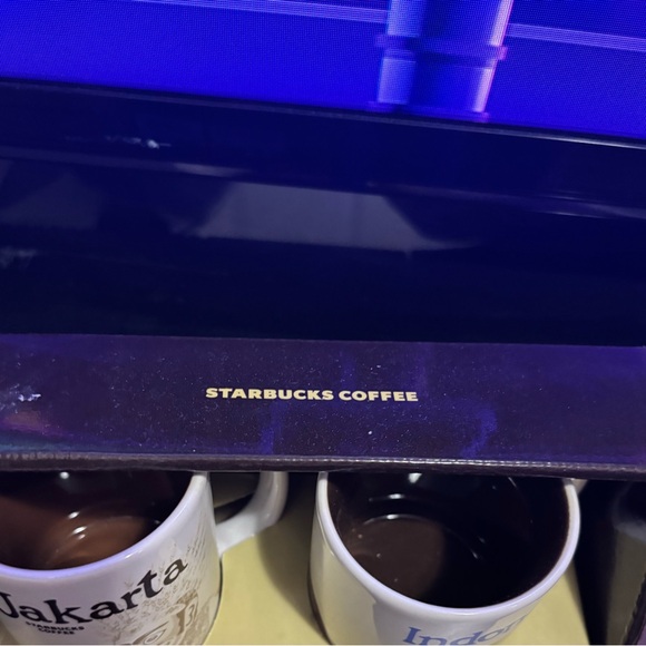 Brand New Starbucks Global Icon Jakarta Indonesia Demitasse Espresso 3oz Mugs - Picture 3 of 6